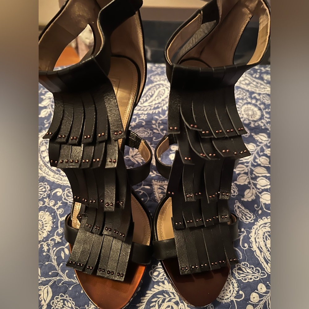 BCBGMaxazria Open-toe heels